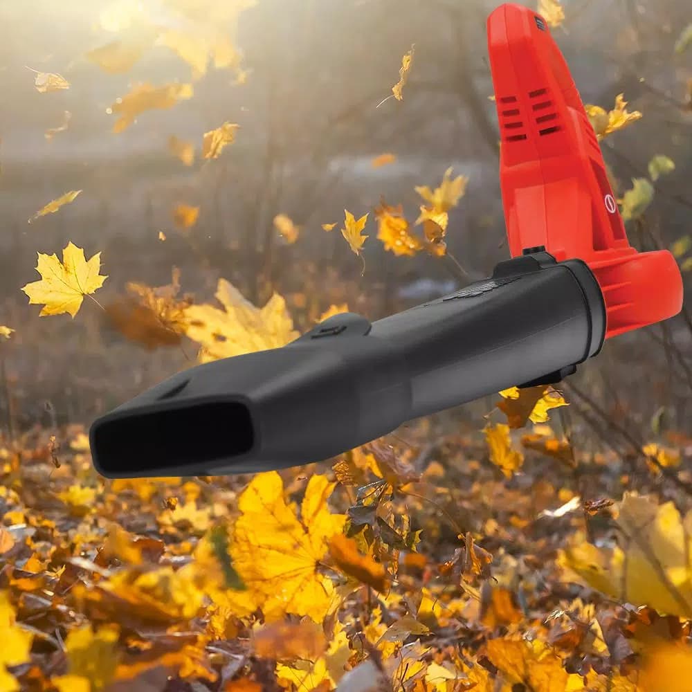 Sun Joe 10 Amp Electric Handheld Leaf Blower, 215 MPH, 240 CFM, 2-Speed, Red