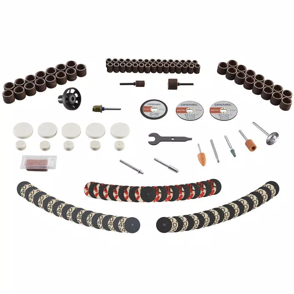 Dremel 160-Piece Rotary Tool Accessory Kit with Plastic Storage Case