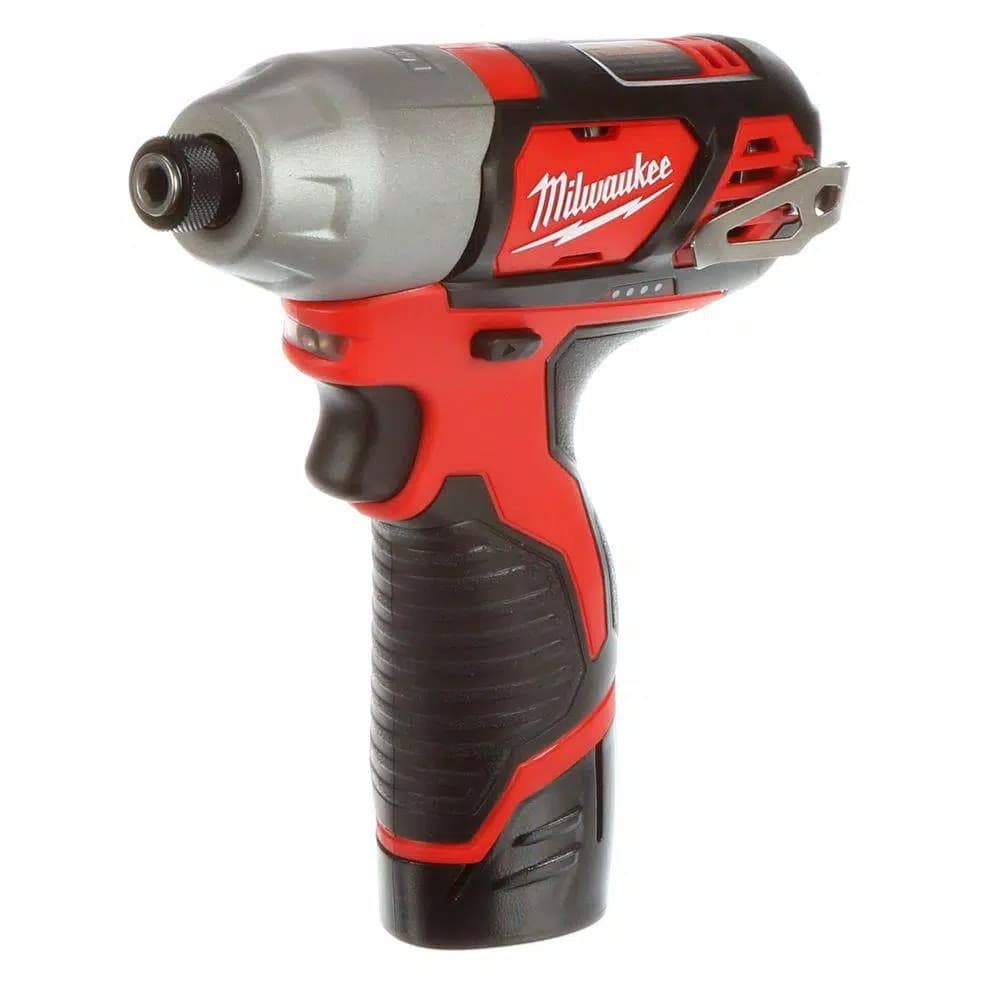 Milwaukee M12 12V Lithium-Ion Cordless Hammer Drill and Impact Driver 2-Tool Combo Kit
