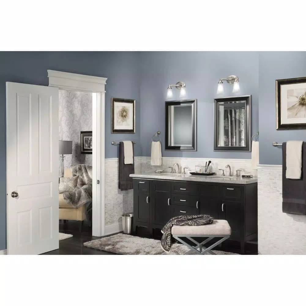 Moen Eva 18 in. Single Towel Bar in Brushed Nickel