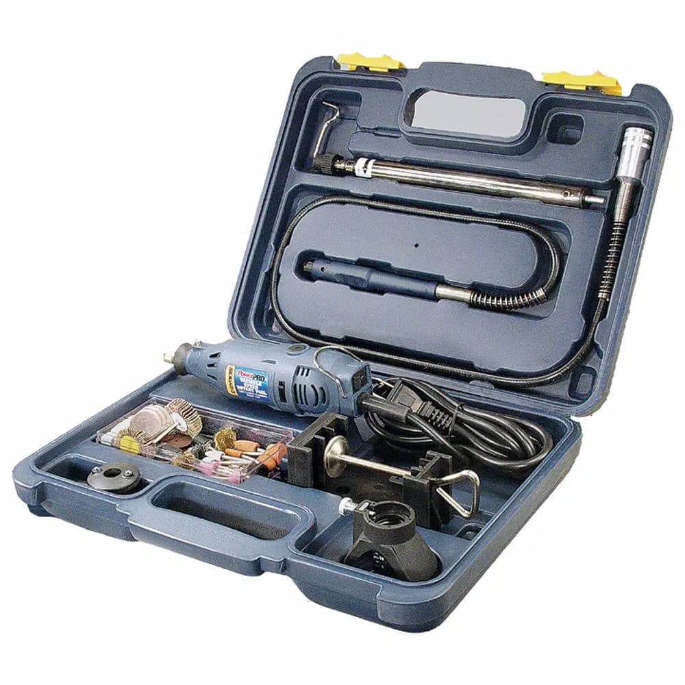 Gyros PowerPro Variable Speed Rotary Tool Kit with 85 Accessories