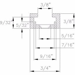 POWERTEC 48 in. Universal Stepped T-Track with 2 Hold-Down Clamps thumbnail 4
