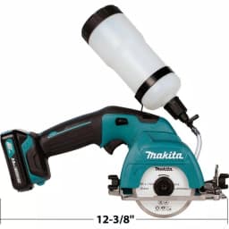 Makita 12V MAX CXT Cordless 3-3/8 in. Tile and Glass Saw Kit thumbnail 5