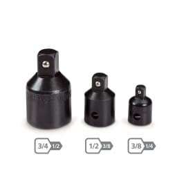 TEKTON 3-Piece Impact Reducer Set, Chrome Vanadium Steel Socket Adapters thumbnail 2