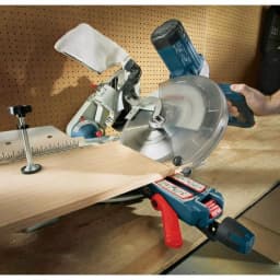 Bosch 12 in. 15 Amp Dual-Bevel Sliding Glide Miter Saw with 60 Tooth Blade thumbnail 10