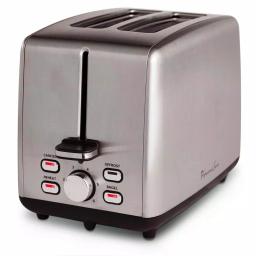 Continental Professional Series 2-Slice Stainless Steel Wide Slot Toaster thumbnail 2