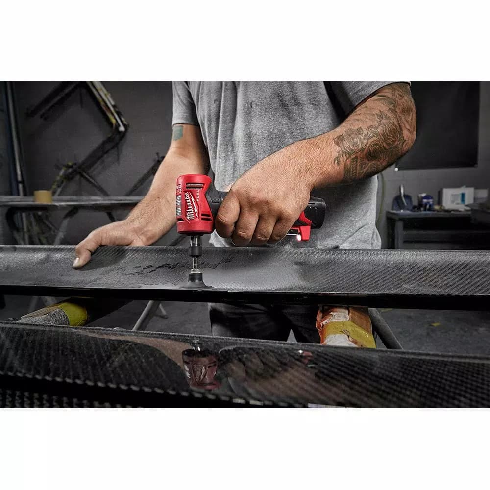 Milwaukee M12 FUEL 1/4 in. Right Angle and Straight Die Grinder Kit, Brushless Cordless