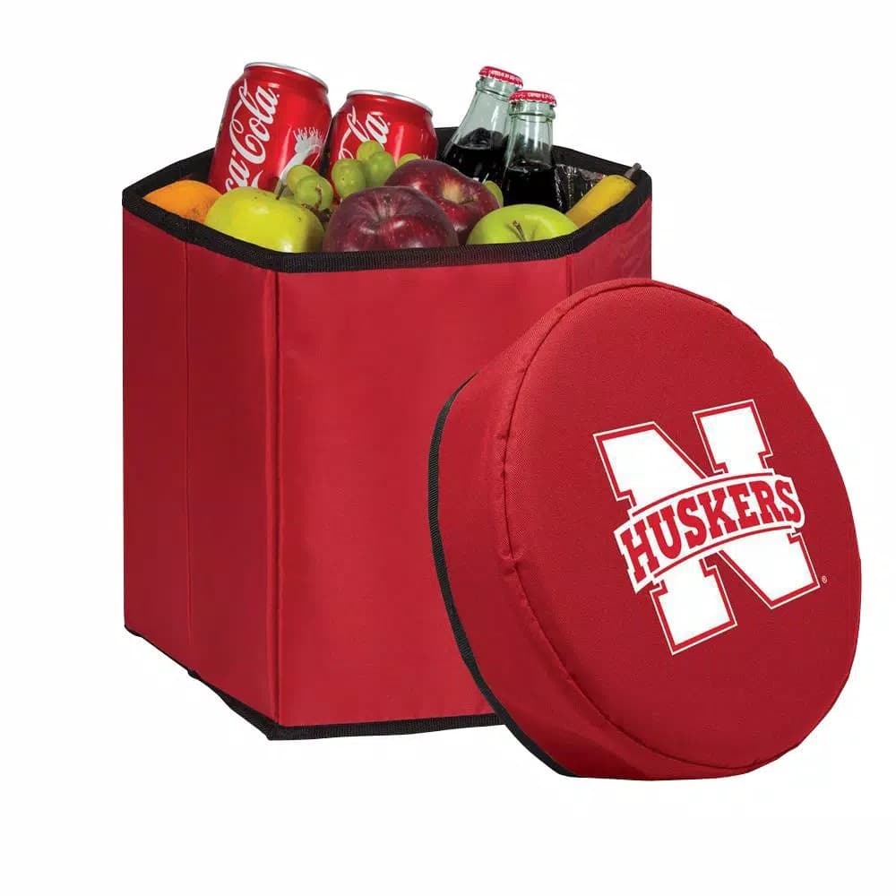 Picnic Time Nebraska Cornhuskers 12 Qt. Bongo Collapsible Soft-Side Cooler - Red