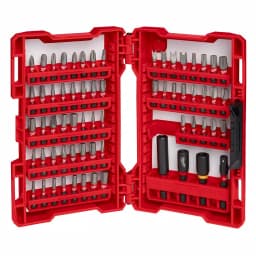 Milwaukee SHOCKWAVE 65-Piece Impact Driver Bit Set, Custom Alloy76 Steel thumbnail 1