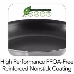 Tramontina Professional Fusion 14 in. Aluminum Nonstick Frying Pan, Satin Silver thumbnail 3