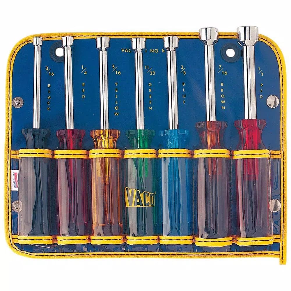 Klein Tools 7-Piece Nut Driver Set with Color-Coded Comfordome Handles