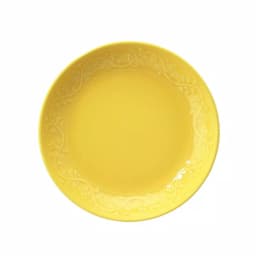 Unbranded Kutahya Ivy Collection 16-Piece Yellow Embossed Earthenware Dinnerware Set, Service for 4 thumbnail 4