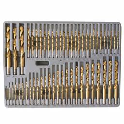 PRO-SERIES 115-Piece Titanium Coated Twist Drill Bit Set with Hex Shank and Storage Case thumbnail 3