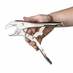 Capri Tools Klinge 7 in. Curved Jaw Locking Pliers with Wire Cutter thumbnail 2