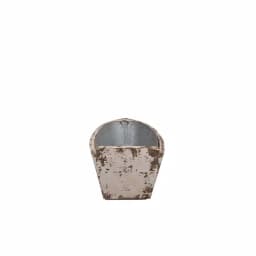3R Studios Distressed Wood Decorative Boat with Tin Insert - Nautical Display Container thumbnail 3