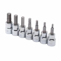 Husky 3/8 in. Drive SAE Hex Bit Socket Set, 7-Piece thumbnail 1