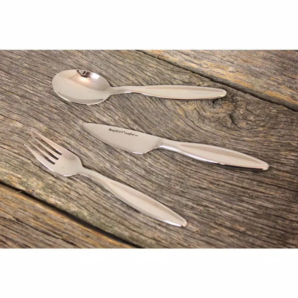 BergHOFF Ralph Kramer Folio 3-Piece Children's Flatware Set, 18/10 Stainless Steel