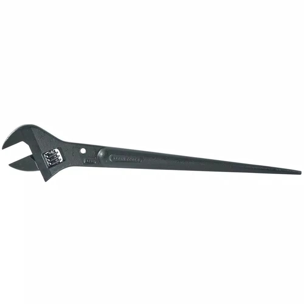 Klein Tools 16 in. Adjustable Construction Wrench, 1-1/2 in. Capacity