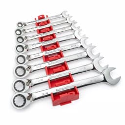 GearWrench 8-Piece SAE Reversible Combination Ratcheting Wrench Set thumbnail 4
