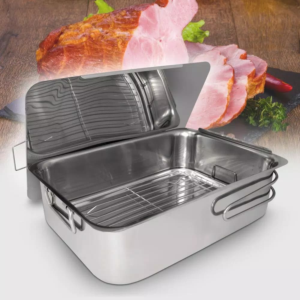 ExcelSteel 4-Piece Stainless Steel Stovetop Smoker Specialty Set