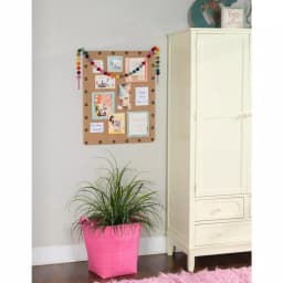 Unbranded Burlap Covered Cork Memo Board with Antique Bronze Nailhead Trim, 24 x 36 in. thumbnail 7