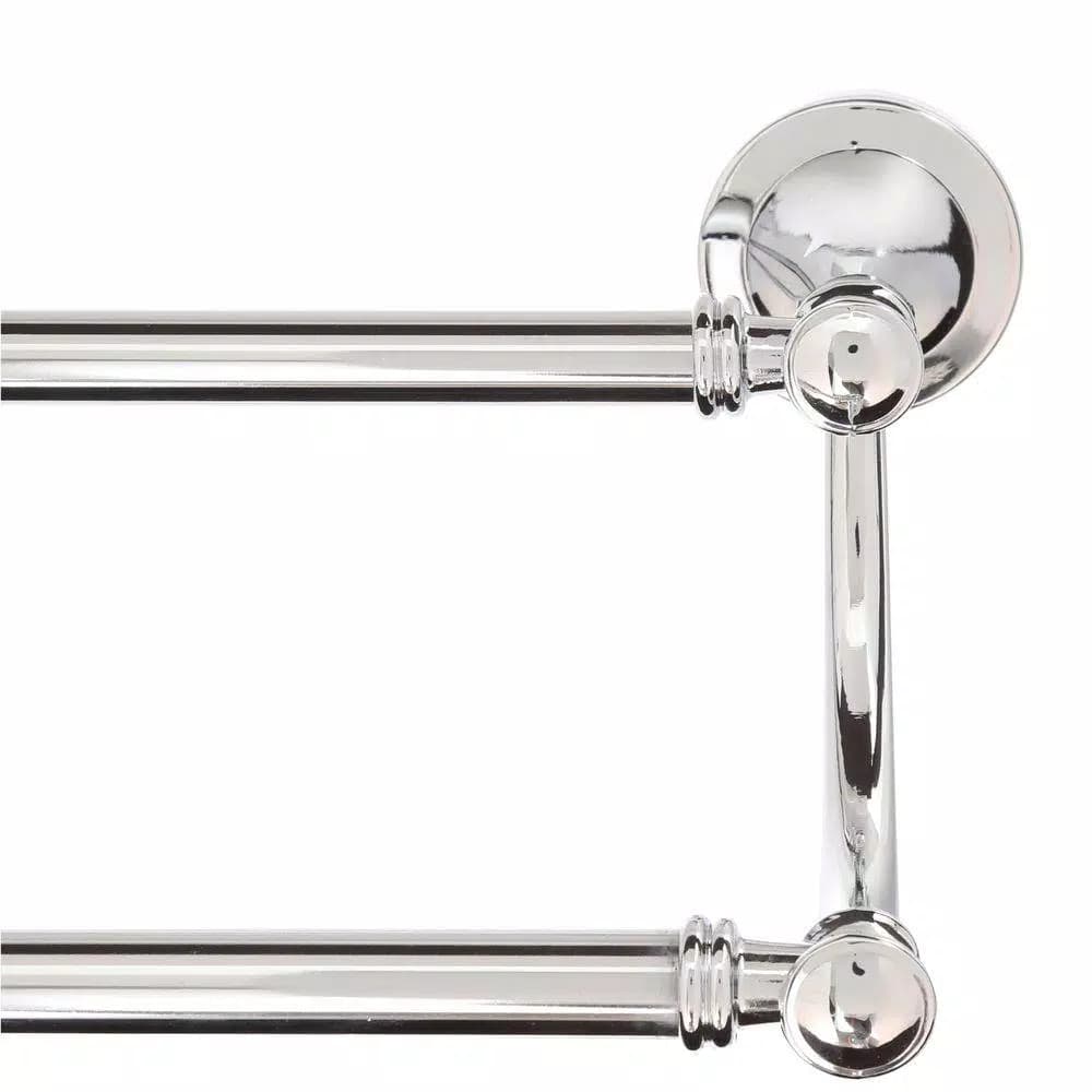 Delta Silverton 24 in. Double Towel Bar, Polished Chrome