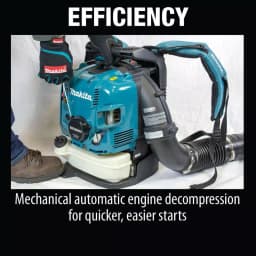 Makita EB7660WH 75.6cc MM4 4-Stroke Commercial Backpack Blower, 206 MPH, 706 CFM thumbnail 6