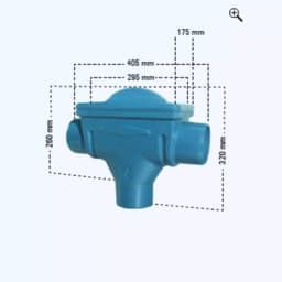 Unbranded 3P Technik 4 in. Compact Rainwater Harvesting Filter, HDPE Food Grade, UV Resistant thumbnail 2