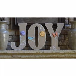 Jeff McWilliams Designs 23 in. Oversized Unfinished Wood Letter (O) - Industrial Style Wall Decor thumbnail 2