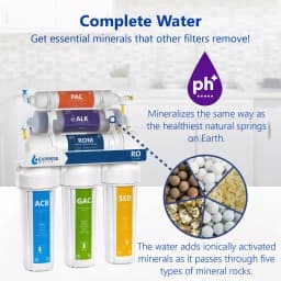Express Water 10-Stage Reverse Osmosis Alkaline Water Filtration System with Faucet and 4 Gallon Tank thumbnail 2
