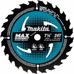 Makita 7-1/4 in. 24T Carbide-Tipped Ultra-Thin Kerf Framing Circular Saw Blade (10-Pack) thumbnail 13