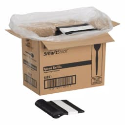 DIXIE SmartStock Black Plastic Spoon Refills, Mediumweight Polystyrene, 40 Count Pack thumbnail 4