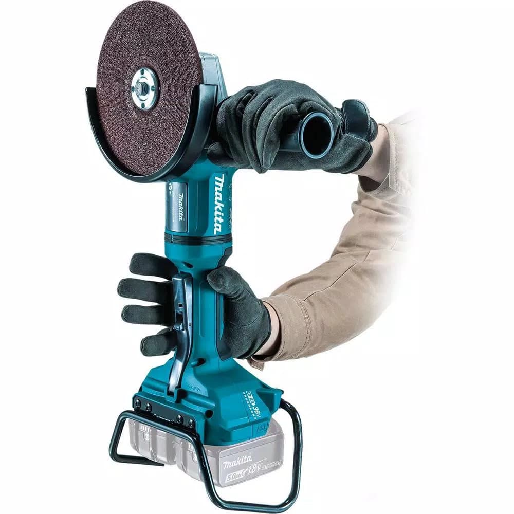 Makita 18V X2 LXT Brushless 7 in. Cordless Angle Grinder with AWS & Electric Brake