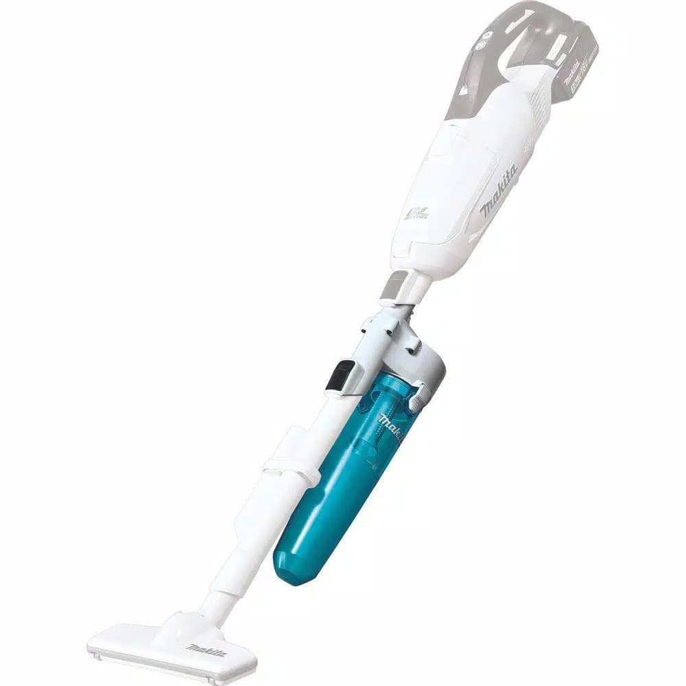 Makita White Cyclonic Vacuum Attachment with Lock for Makita 18V Vacuum Models XLC03 and XLC05