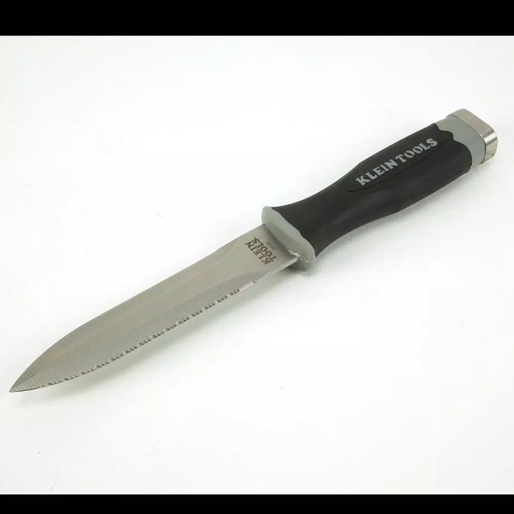 Klein Tools 10-3/4 in. Serrated Duct Knife with 5-1/2 in. Stainless Steel Blade