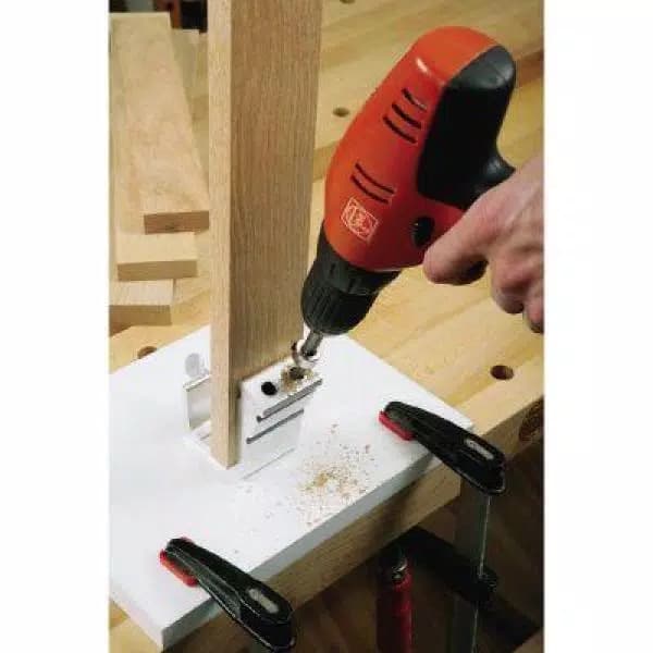 General Tools Aluminum Pocket Hole Jig Kit with Clamp and Drill Bit