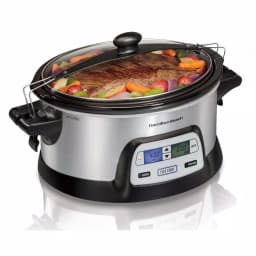 Hamilton Beach FlexCook 6 Qt. Programmable Slow Cooker, Silver thumbnail 6