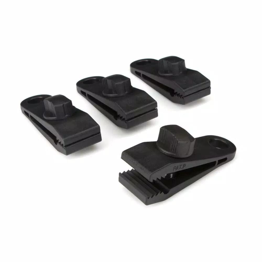 TEKTON Tarp Clips, 4-Piece Set for Securing Canopies and Covers