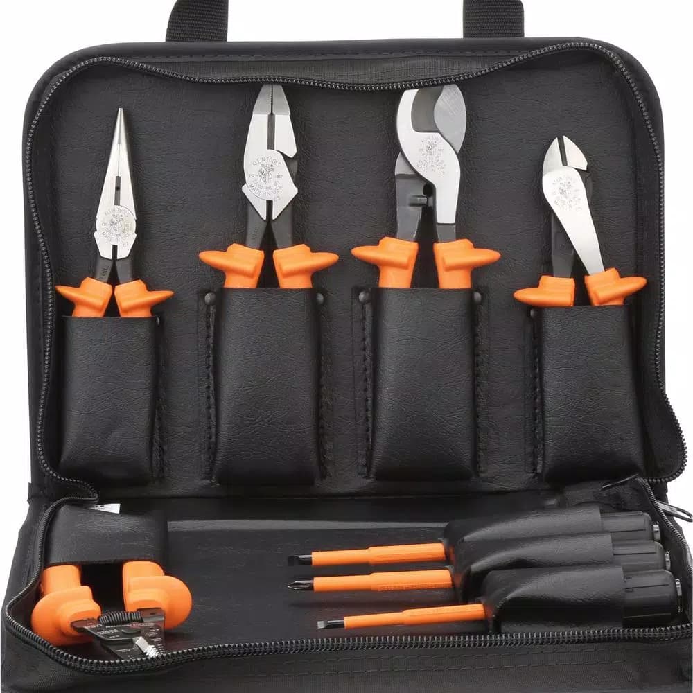 Klein Tools 8-Piece Premium Insulated Hand Tool Set with Zippered Nylon Case