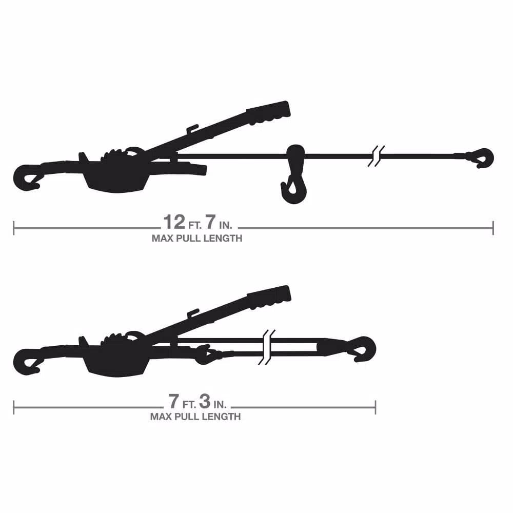 TEKTON 4 Ton Dual Gear Power Puller with 1/4 in. Aircraft-Grade Steel Cable