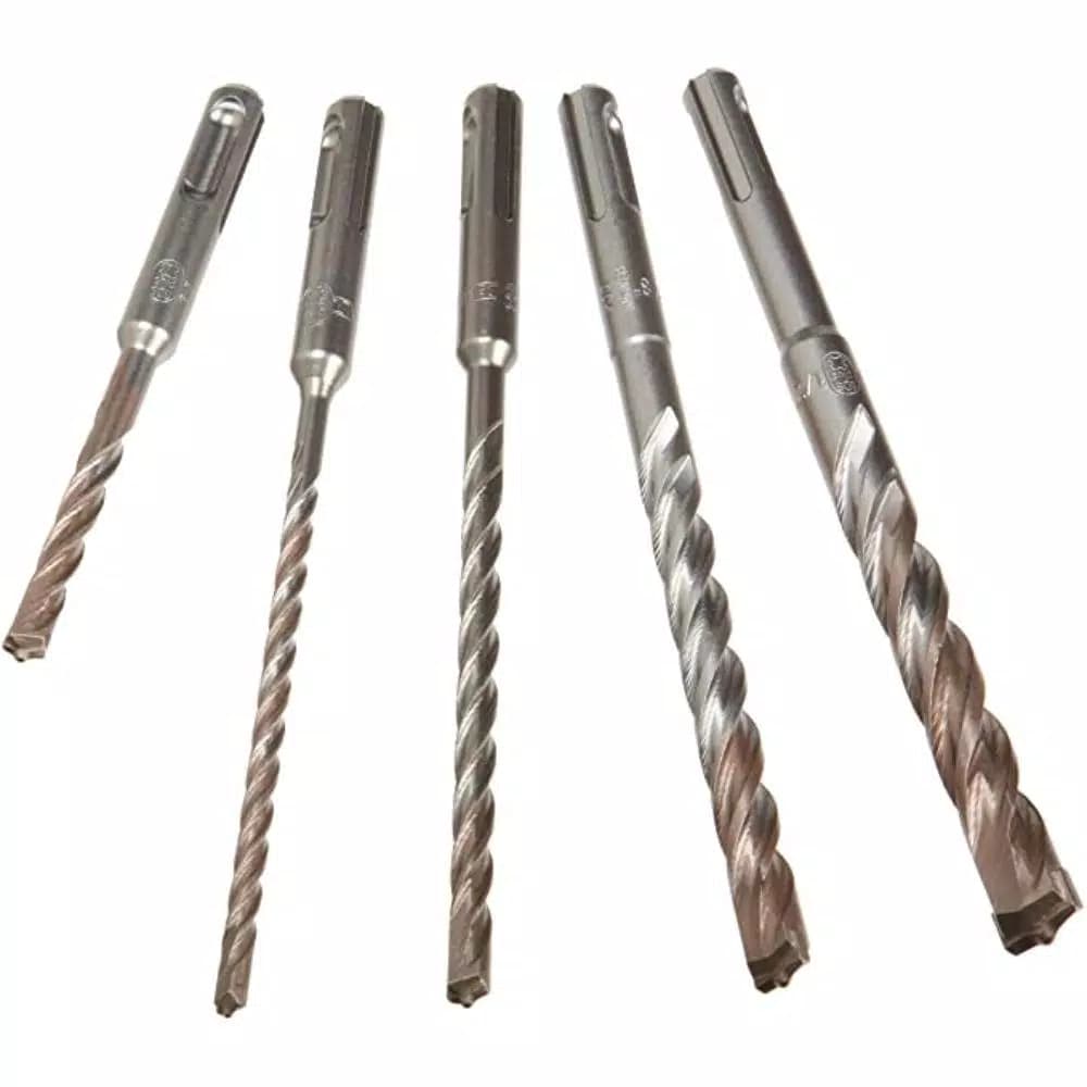 DEWALT 5-Piece Rock Carbide SDS+ Hammer Drill Bit Set