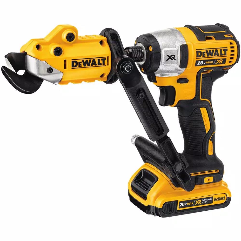 DEWALT Impact Ready 18-Gauge Shears Attachment for Impact Drivers and Drills