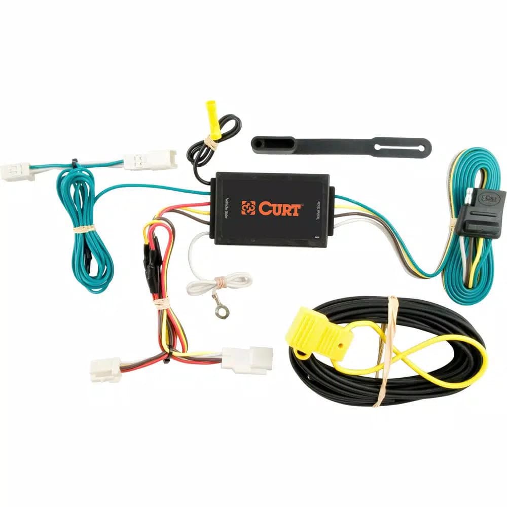 CURT Custom Vehicle-Trailer Wiring Harness, 4-Way Flat, T-Connector for Toyota Camry (Except SE)