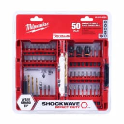 Milwaukee M12 12V Lithium-Ion Cordless Drill/Driver and Impact Driver 2-Tool Combo Kit with 2 Batteries and Bit Set thumbnail 4
