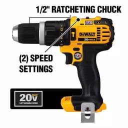 DEWALT 20V MAX Lithium-Ion Cordless 4-Tool Combo Kit with TOUGHSYSTEM Case, 2Ah & 4Ah Batteries thumbnail 3