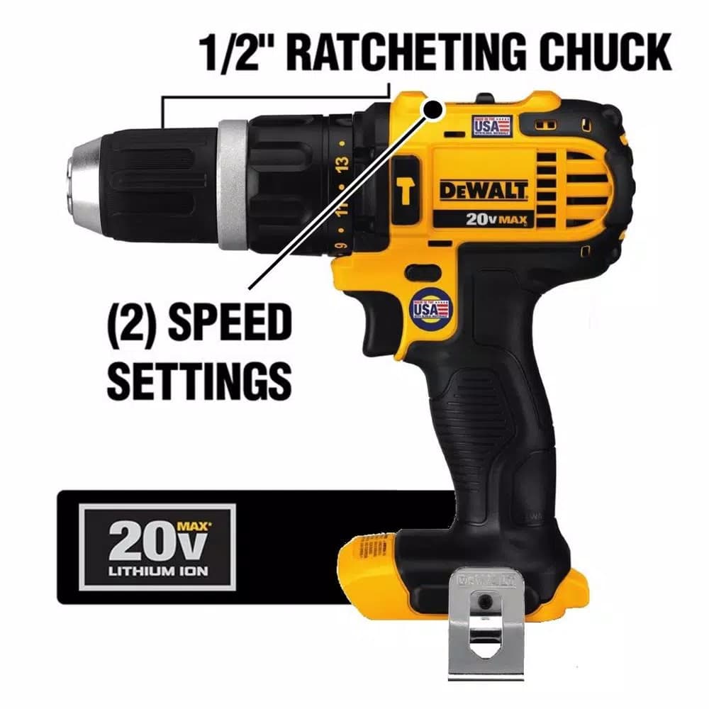 DEWALT 20V MAX Lithium-Ion Cordless 4-Tool Combo Kit with TOUGHSYSTEM Case, 2Ah & 4Ah Batteries