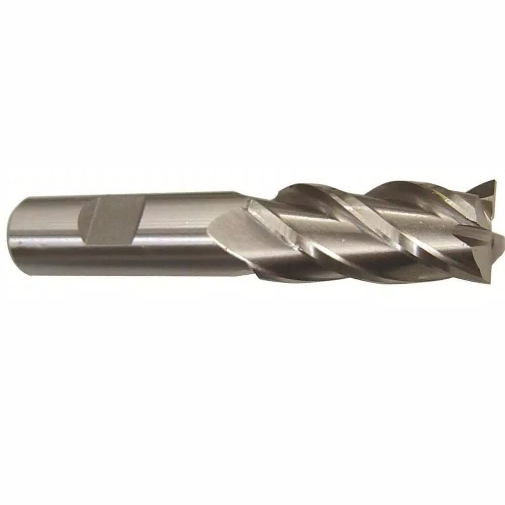 Drill America 7/16 in. Carbide 4-Flute Square End Mill Specialty Bit