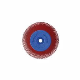 Dedeco Sunburst 6 in. TC Radial Discs, 220-Grit, 1/2 in. Arbor Polishing Tool thumbnail 1