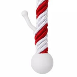 Haute Decor Candy Cane Stocking Holders (2-Pack) - Red and White Festive Mantel Decor thumbnail 3