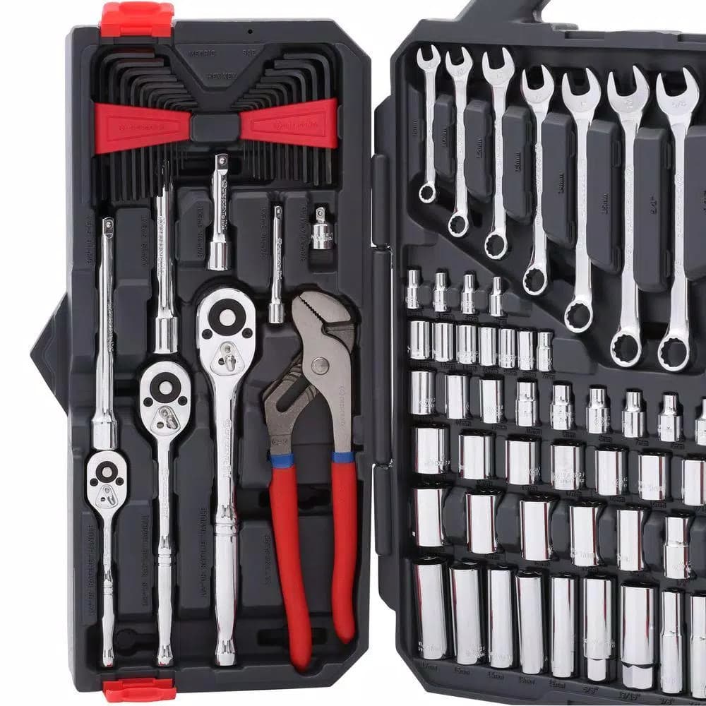 Crescent 170-Piece Mechanics Tool Set with Hard-Sided Carrying Case